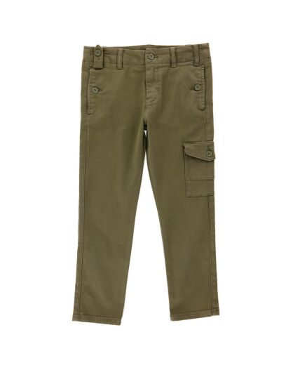 Pantalon chino à poches Army kaki